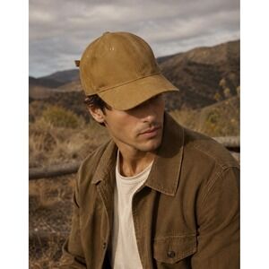 No Bad Ideas Tan Suede Dad Hat Adjustable Strapback Cap Streetwear OSFA